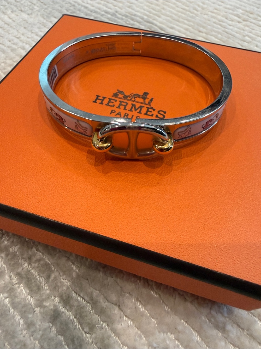 Hermes mini Clic Chaine d’Ancre Bracelet